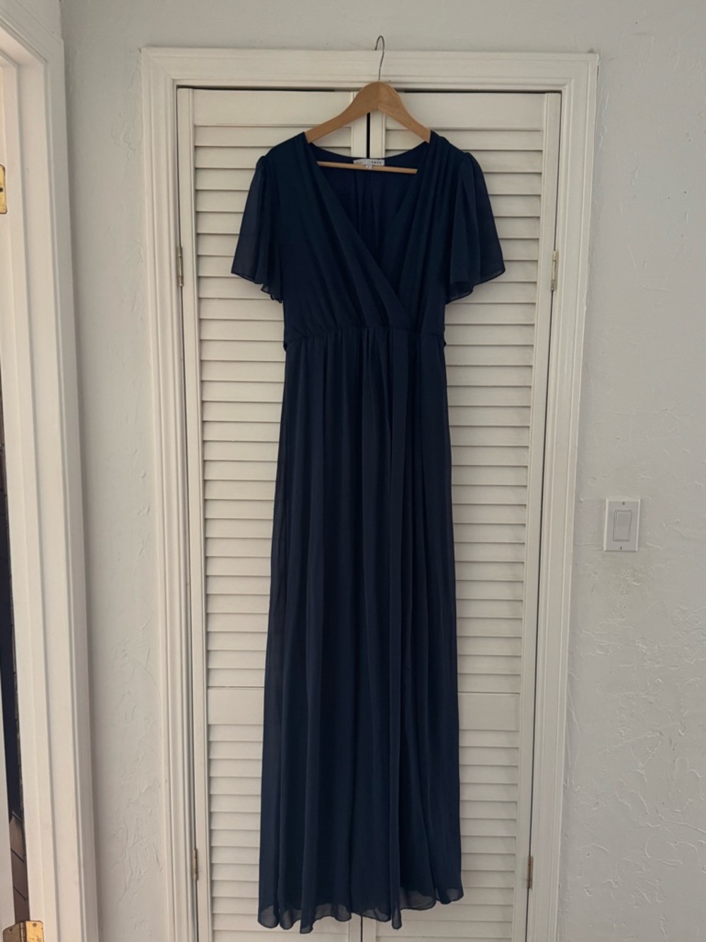 Baltic Born Navy Vaughnie Maxi Dress